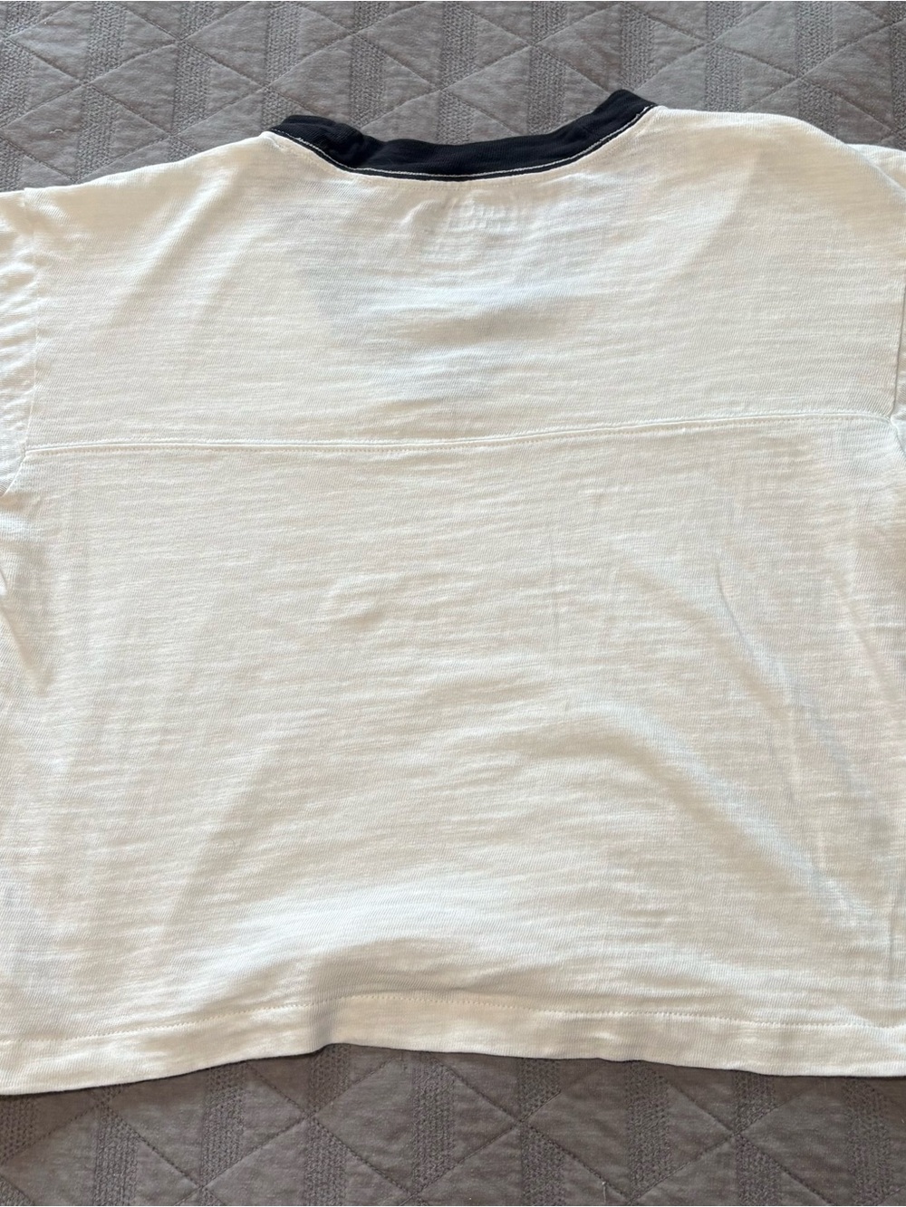 Faherty Sun Washed Varsity V Neck Women S Cotton Coastal Casual Jersey Top - Picture 6 of 6